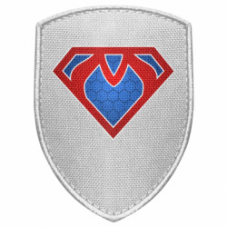 Шеврон щит Супер мама. супер жінка - FATLINE Шеврон щит Супер мама. супер жінка