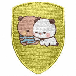 Шеврон щит Толстенький Дуду - FATLINE Шеврон щит Толстенький Дуду