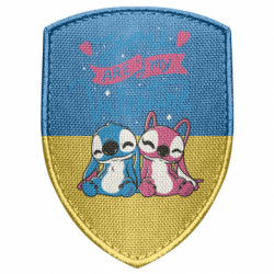 Шеврон щит Valentine Stitch - FATLINE Шеврон щит Valentine Stitch