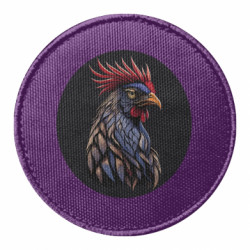 Шеврон круглий Американський півень - FATLINE Шеврон круглий Американський півень