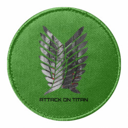 Шеврон круглий Атака титанів Pro - FATLINE Шеврон круглий Атака титанів Pro