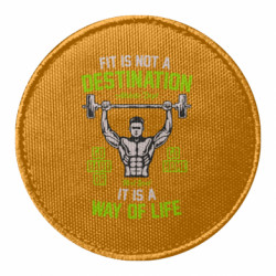 Шеврон круглый Athletic Dept - FATLINE Шеврон круглый Athletic Dept