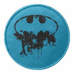 Шеврон круглый Batman Paint - FATLINE Шеврон круглый Batman Paint
