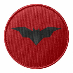 Шеврон круглый Batman unusual logo - FATLINE Шеврон круглый Batman unusual logo