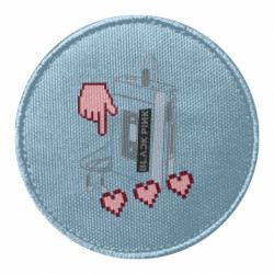 Шеврон круглый BlackPink Плеер