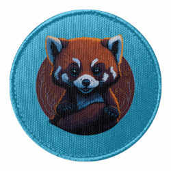 Шеврон круглый Красная панда - FATLINE Шеврон круглый Красная панда