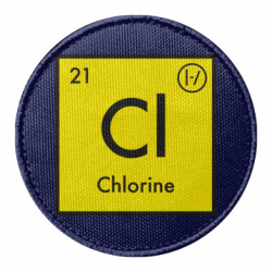 Шеврон круглый Chlorine - FATLINE Шеврон круглый Chlorine