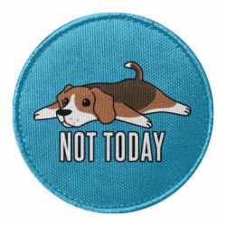 Шеврон круглий Dog not today - FATLINE Шеврон круглий Dog not today