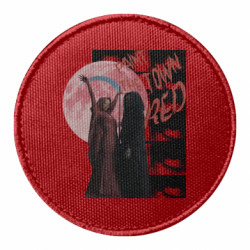 Шеврон круглый Doja Cat Paint The Town Red - FATLINE Шеврон круглый Doja Cat Paint The Town Red