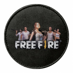 Шеврон круглий Free Fire Team - FATLINE Шеврон круглий Free Fire Team