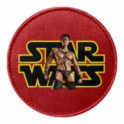 Шеврон круглый Gachimuchi star wars - FATLINE Шеврон круглый Gachimuchi star wars