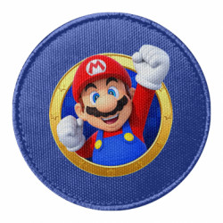 Шеврон круглый Герой Марио - FATLINE Шеврон круглый Герой Марио