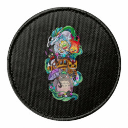 Шеврон круглий Ghibli Animation Art - FATLINE Шеврон круглий Ghibli Animation Art