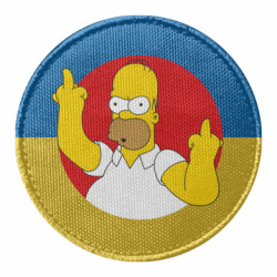 Шеврон круглый Гомер Факи - FATLINE Шеврон круглый Гомер Факи