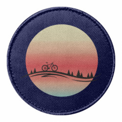 Шеврон круглий Great at sunset