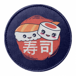 Шеврон круглий Happy sushi - FATLINE Шеврон круглий Happy sushi