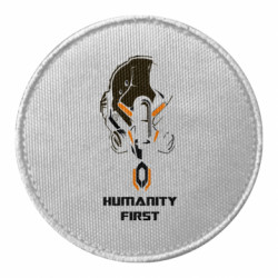 Шеврон круглый Humanity first - FATLINE Шеврон круглый Humanity first