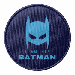 Шеврон круглый I Am Her Batman - FATLINE Шеврон круглый I Am Her Batman