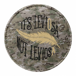 Шеврон круглий It's leviOsa, not leviosA