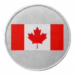 Шеврон круглый Канада - FATLINE Шеврон круглый Канада