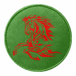 Шеврон круглый Лошадь - FATLINE Шеврон круглый Лошадь