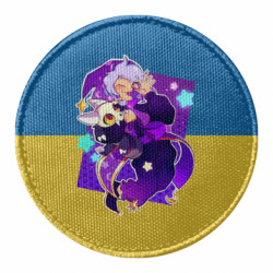 Шеврон круглый Коллекционер с королем - FATLINE Шеврон круглый Коллекционер с королем