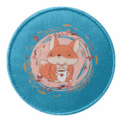 Шеврон круглый Лисёнок - FATLINE Шеврон круглый Лисёнок