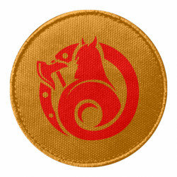 Шеврон круглый Логотип Викинги