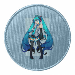 Шеврон круглый Miku art - FATLINE Шеврон круглый Miku art