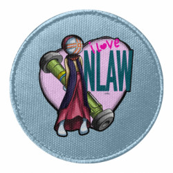 Шеврон круглый Мотанка - I love NLAW