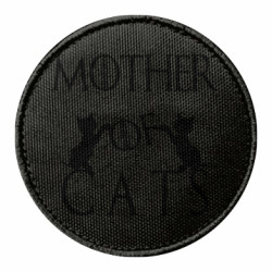 Шеврон круглий Mother of cats1 - FATLINE Шеврон круглий Mother of cats1