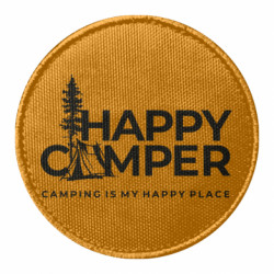 Шеврон круглый My happy place - FATLINE Шеврон круглый My happy place