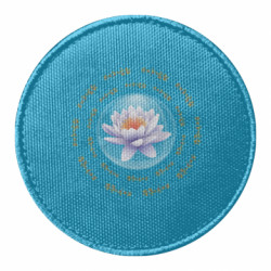 Шеврон круглий Om Mani Padme Hum - FATLINE Шеврон круглий Om Mani Padme Hum