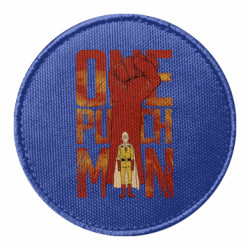 Шеврон круглий One Punch Man Saitama - FATLINE Шеврон круглий One Punch Man Saitama