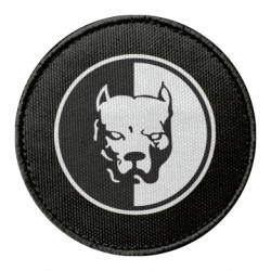 Шеврон круглый Питбуль круг - FATLINE Шеврон круглый Питбуль круг