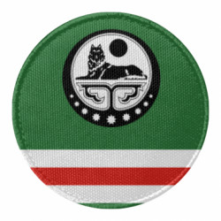 Шеврон круглый Флаг Ичкерии - FATLINE Шеврон круглый Флаг Ичкерии