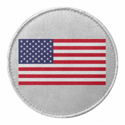 Шеврон круглый Флаг Соединенных Штатов Америки - FATLINE Шеврон круглый Флаг Соединенных Штатов Америки