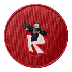 Шеврон круглий Roblox Hero - FATLINE Шеврон круглий Roblox Hero