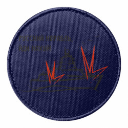 Шеврон круглый Русский корабль - FATLINE Шеврон круглый Русский корабль