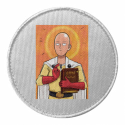 Шеврон круглий Saitama is my God - FATLINE Шеврон круглий Saitama is my God