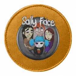 Шеврон круглый Sally face soundtrack - FATLINE Шеврон круглый Sally face soundtrack