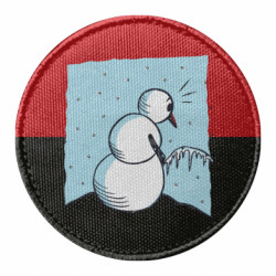 Шеврон круглий Snowman. It's Cold! - FATLINE Шеврон круглий Snowman. It's Cold!