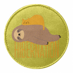 Шеврон круглий Спячка - FATLINE Шеврон круглий Спячка