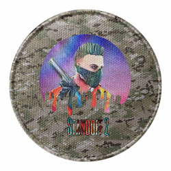 Шеврон круглий Standoff art - FATLINE Шеврон круглий Standoff art