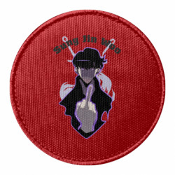 Шеврон круглый Sung Jin Woo