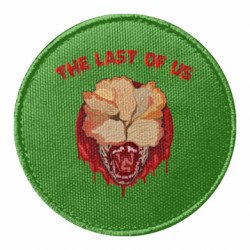 Шеврон круглый The Last Of Us щелкун - FATLINE Шеврон круглый The Last Of Us щелкун