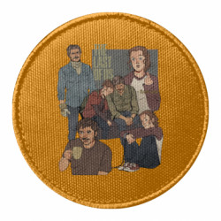 Шеврон круглый TLOU коллаж - FATLINE Шеврон круглый TLOU коллаж