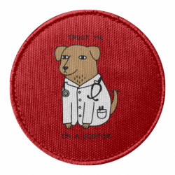 Шеврон круглий Trust me, i'm a doctor - FATLINE Шеврон круглий Trust me, i'm a doctor