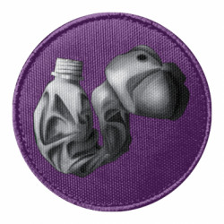 Шеврон круглый Universal bong - FATLINE Шеврон круглый Universal bong