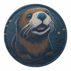 Шеврон круглий Видра - FATLINE Шеврон круглий Видра